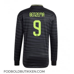 Real Madrid Karim Benzema #9 Tredjetrøje 2022-23 Langærmet